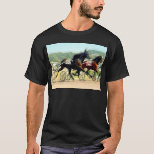 trotting power horse racing T-Shirt