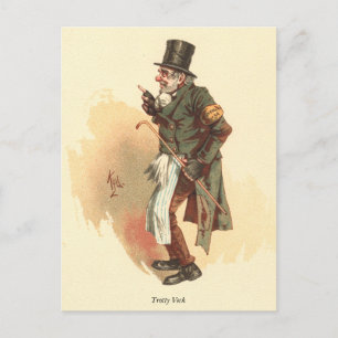 Trotty Veck by Kyd - Charles Dickens' The Chimes Postcard