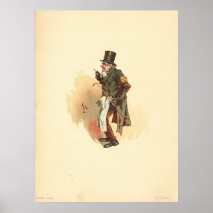 Trotty Veck by Kyd - Charles Dickens' The Chimes Poster