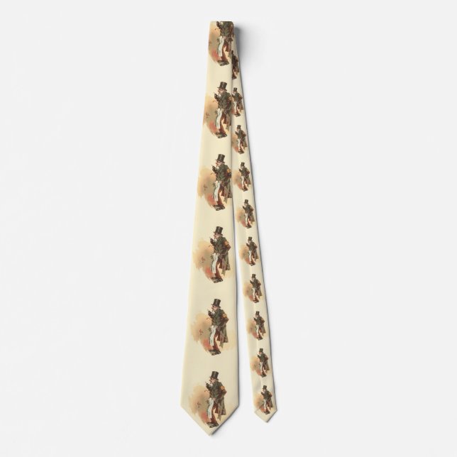 Trotty Veck by Kyd - Charles Dickens' The Chimes Tie (Front)