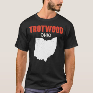 TROTWOOD Ohio USA State America Travel Ohioan T-Shirt