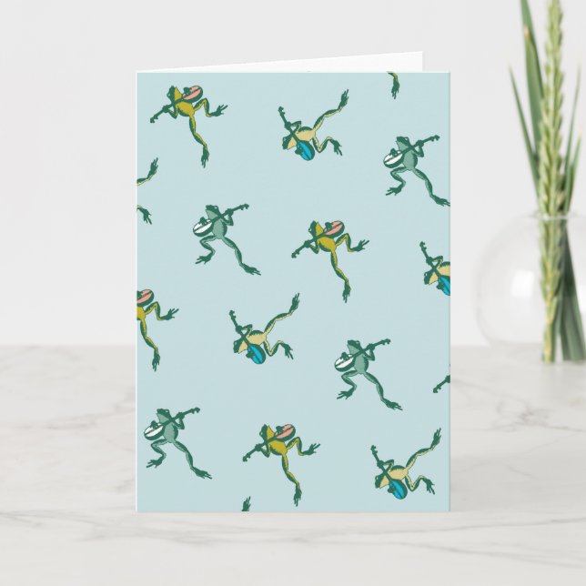 Troubadour Toads Note Card (Front)