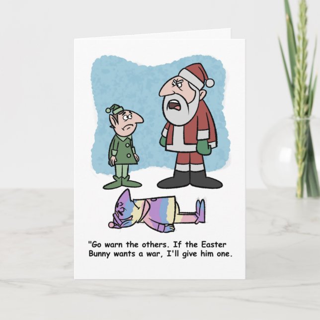 Trouble at the North Pole Card (Front)