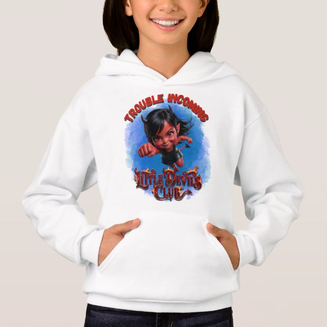Trouble Incoming Little Devils Club Cute Devil Gir (Front)