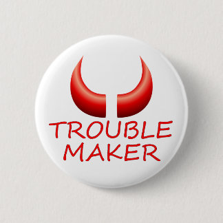 Trouble Maker and Devil Horns Customisable Button