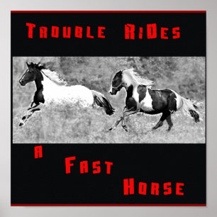trouble poster