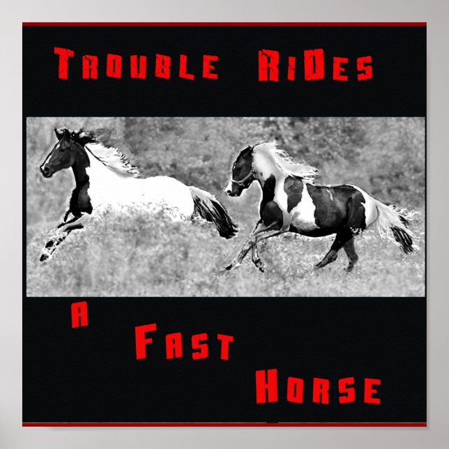 trouble poster (Front)