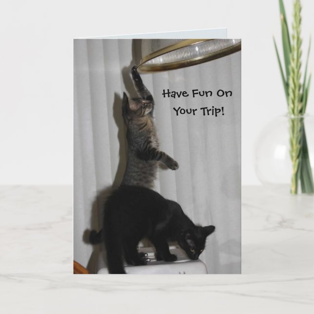 Troublemakers "Fun on Your Trip" Greeting Card (Front)
