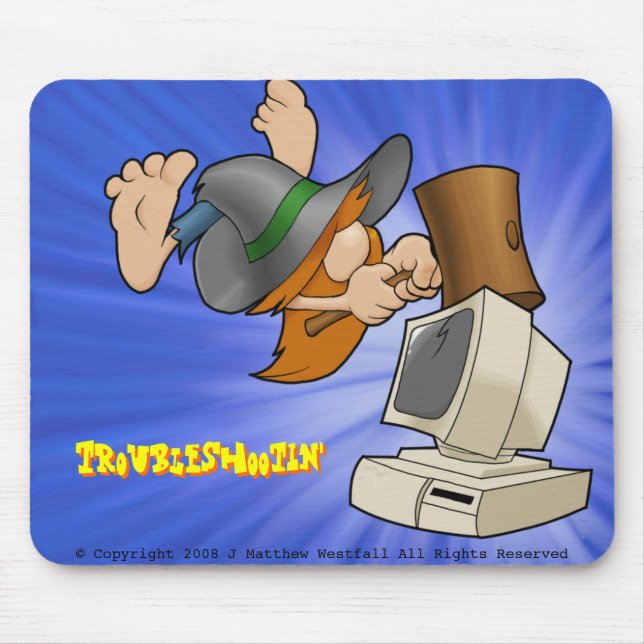 Troubleshootin' Mouse Mat (Front)