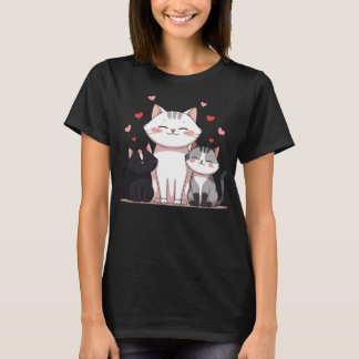 Troublesome cat family T-Shirt