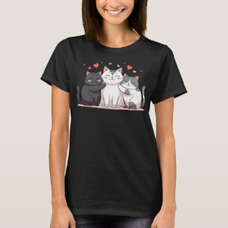 Troublesome cat family T-Shirt