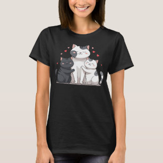 Troublesome cat family T-Shirt