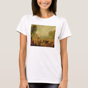 Troupe of Actors Performing on a Tightrope T-Shirt