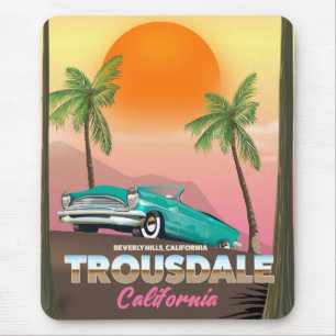 Trousdale Beverly hills California Mouse Mat