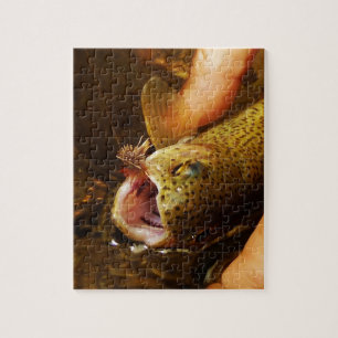 Trout and Fly Jigsaw Puzzle