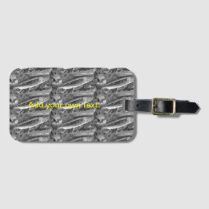 Trout, bass, and crappie three fish favourites  lu luggage tag