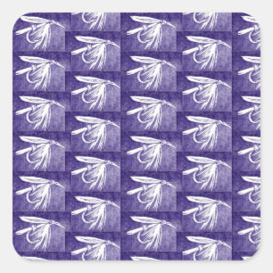 Trout, bass, and crappie three fish favourites     square sticker