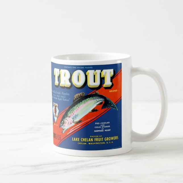 Trout Brand Coffee Mug (Right)