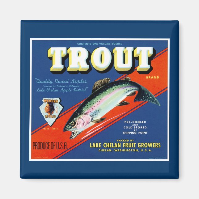 Trout Brand Magnet (Front)