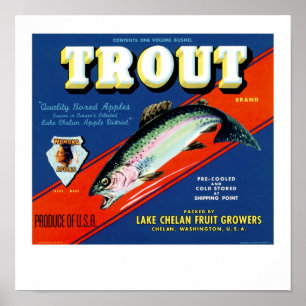 Trout Brand Poster