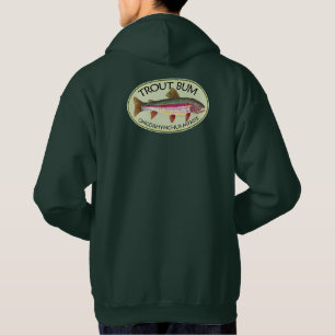 Trout Bum Fishing Hoodie