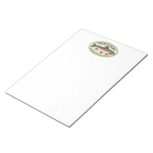 Trout Bum Fishing Notepad