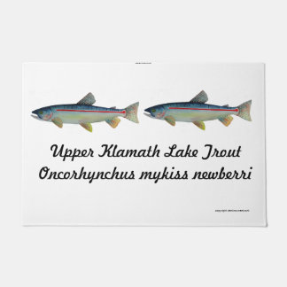 trout door mat