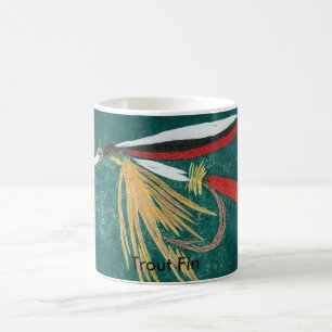 "Trout Fin" Classic Trout Fly Mug