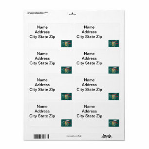 "Trout Fin" Trout Fly tiled wet fly on green