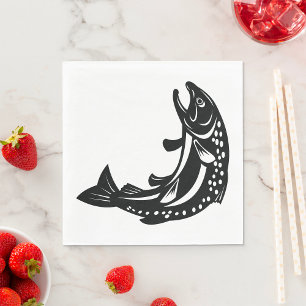 Trout Fish Napkin