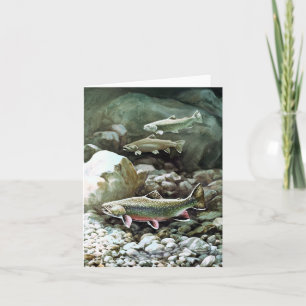 Trout Fish Note Card