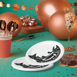 Trout Fish Paper Plate