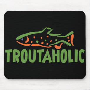 Trout Fisherman Fishing Mouse Mat