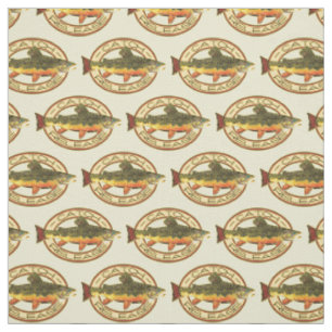 Trout Fisherman's Catch and Release Fabric