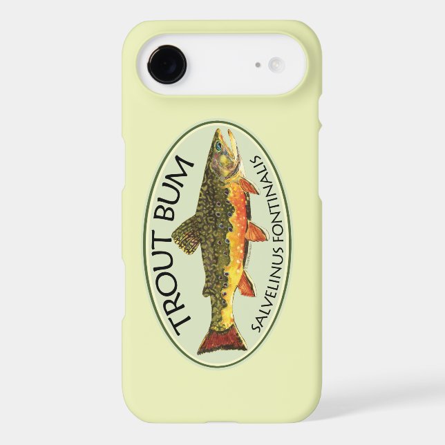 Trout Fishing Bum Case-Mate iPhone Case (Back)