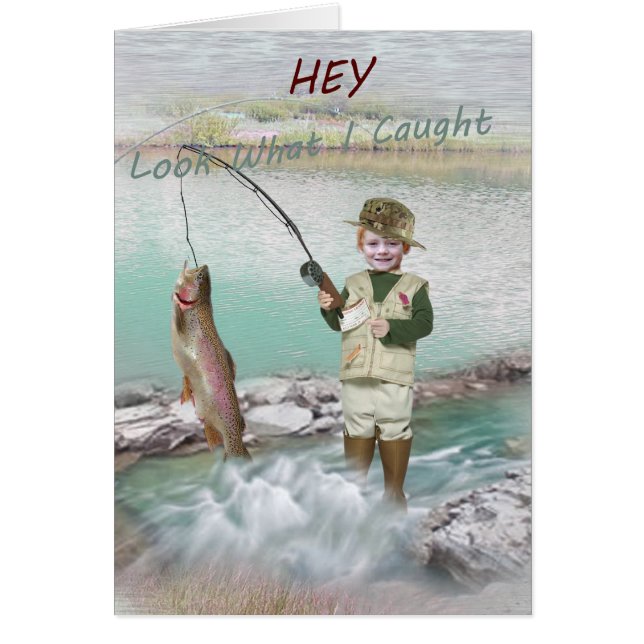 Trout Fishing Card (Front)
