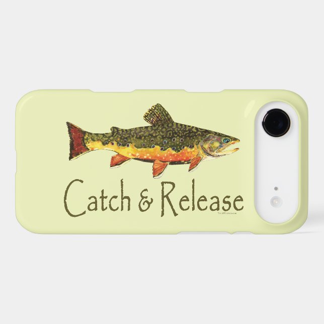 Trout Fishing Catch and Release Case-Mate iPhone Case (Back (Horizontal))