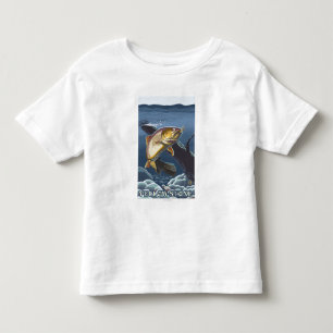 Trout Fishing Cross-Section 2 Toddler T-Shirt