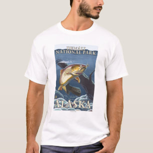 Trout Fishing Cross-Section 3 T-Shirt