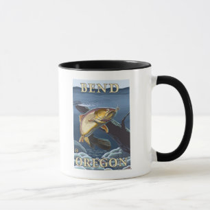 Trout Fishing Cross-Section - Bend, Oregon Mug