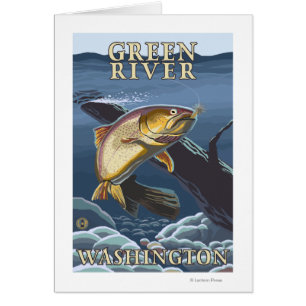 Trout Fishing Cross-Section - Green River, WA