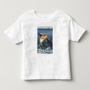 Trout Fishing Cross-Section - Latouche, Alaska Toddler T-Shirt