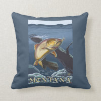 Trout Fishing Cross-Section - Montana