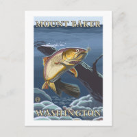 Trout Fishing Cross-Section - Mount Baker, WA