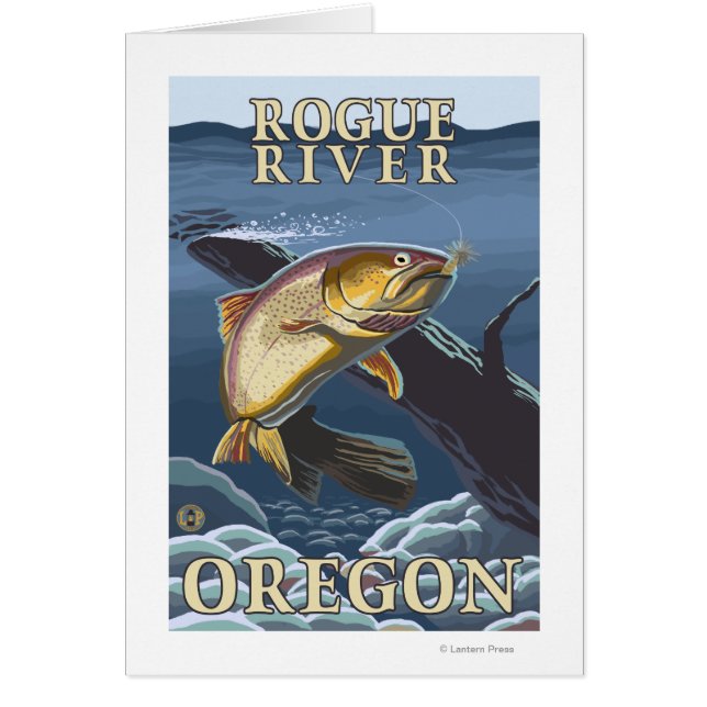 Trout Fishing Cross-Section - Rogue River, (Front)