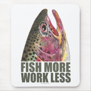 Trout Fishing More Mouse Mat