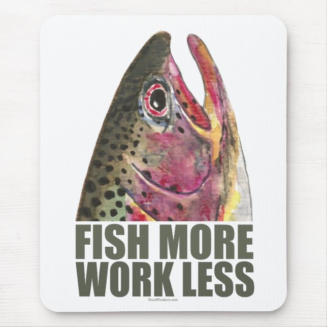 Trout Fishing More Mouse Mat (Front)