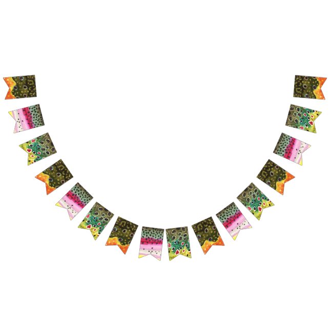 Trout Fishing Party Bunting (All)