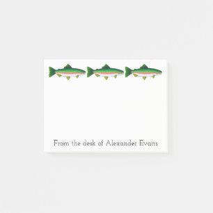 Trout Fishing Post-it Notes