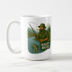 Trout Fishing Salty Buzz Coffee Mug